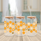 Bees and Honeycomb Wrap - UV DTF for 16oz Libbey Glass Mug