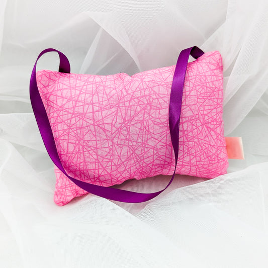 Neon Pink Owl Tooth Fairy Pillow