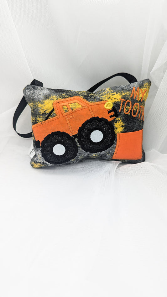 Monster Truck Tooth Fairy Pillow