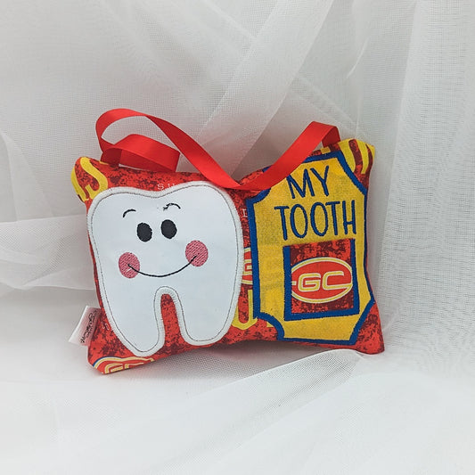 Gold Coast SUNS AFL Tooth Fairy Pillow