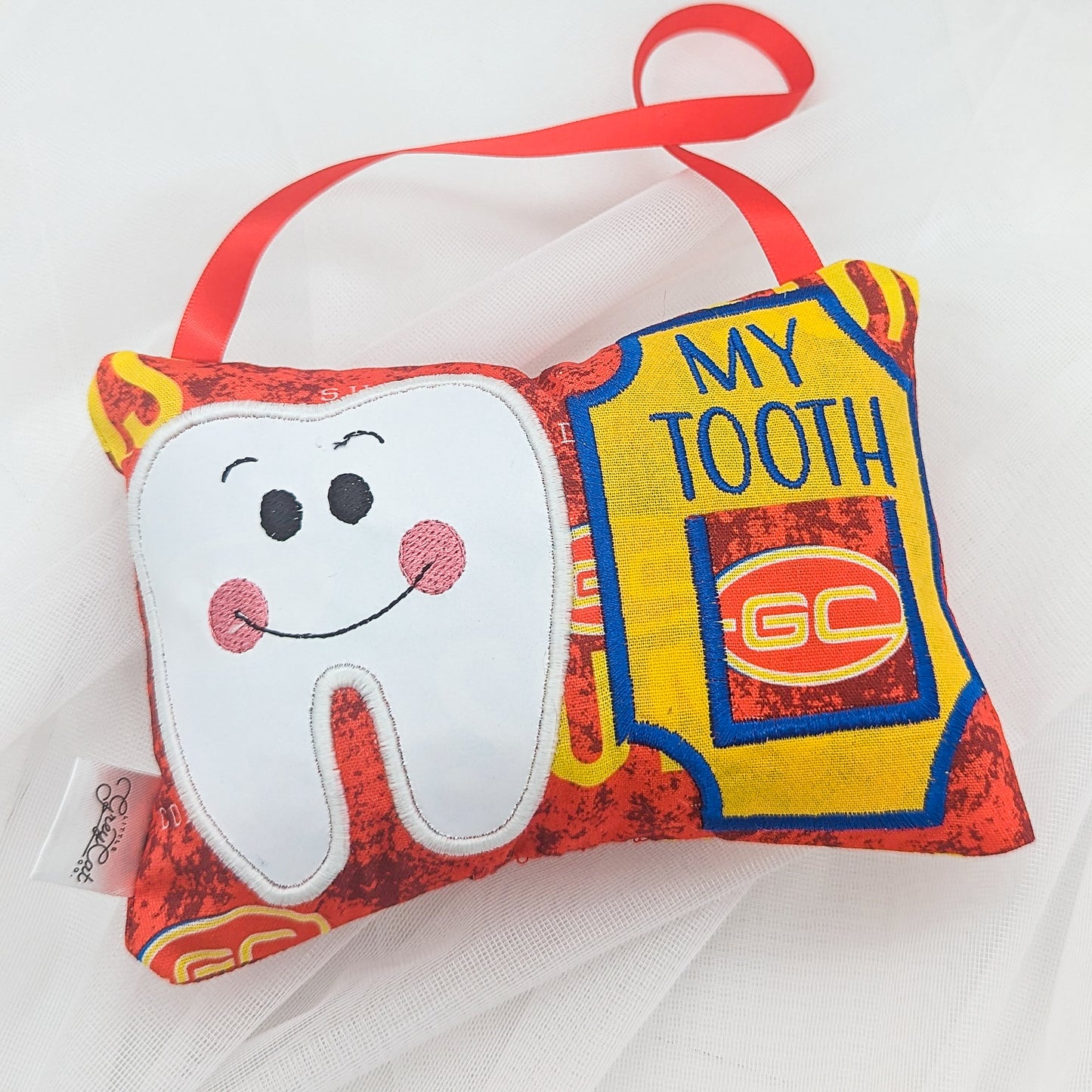 Gold Coast SUNS AFL Tooth Fairy Pillow