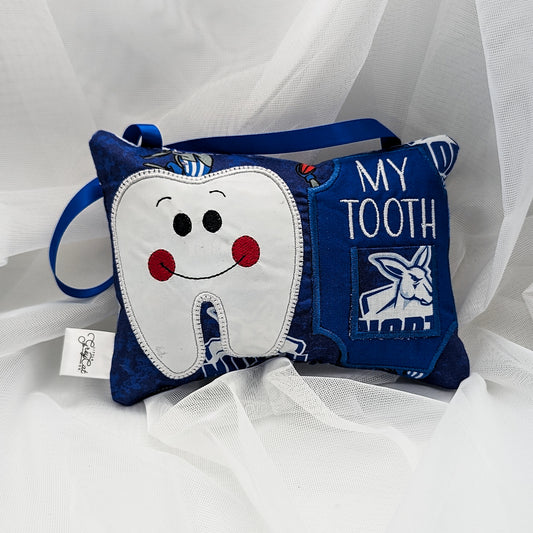 North Melbourne AFL - Inspired Tooth Fairy Pillow