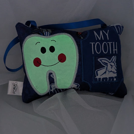 North Melbourne AFL - Inspired Tooth Fairy Pillow