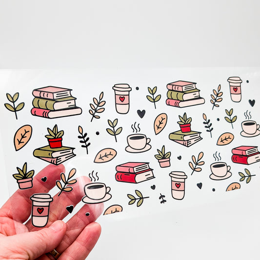 Books, Coffee and Plants Wrap