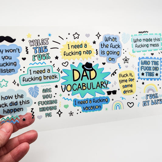 Dad Vocabulary Wrap