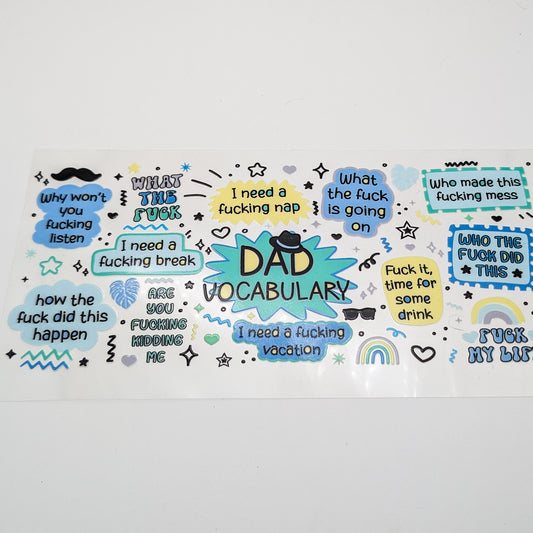 Dad Vocabulary Wrap