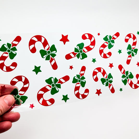 Christmas Candy Cane Wrap