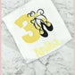 Black and Yellow Ballet Shoe Shirt