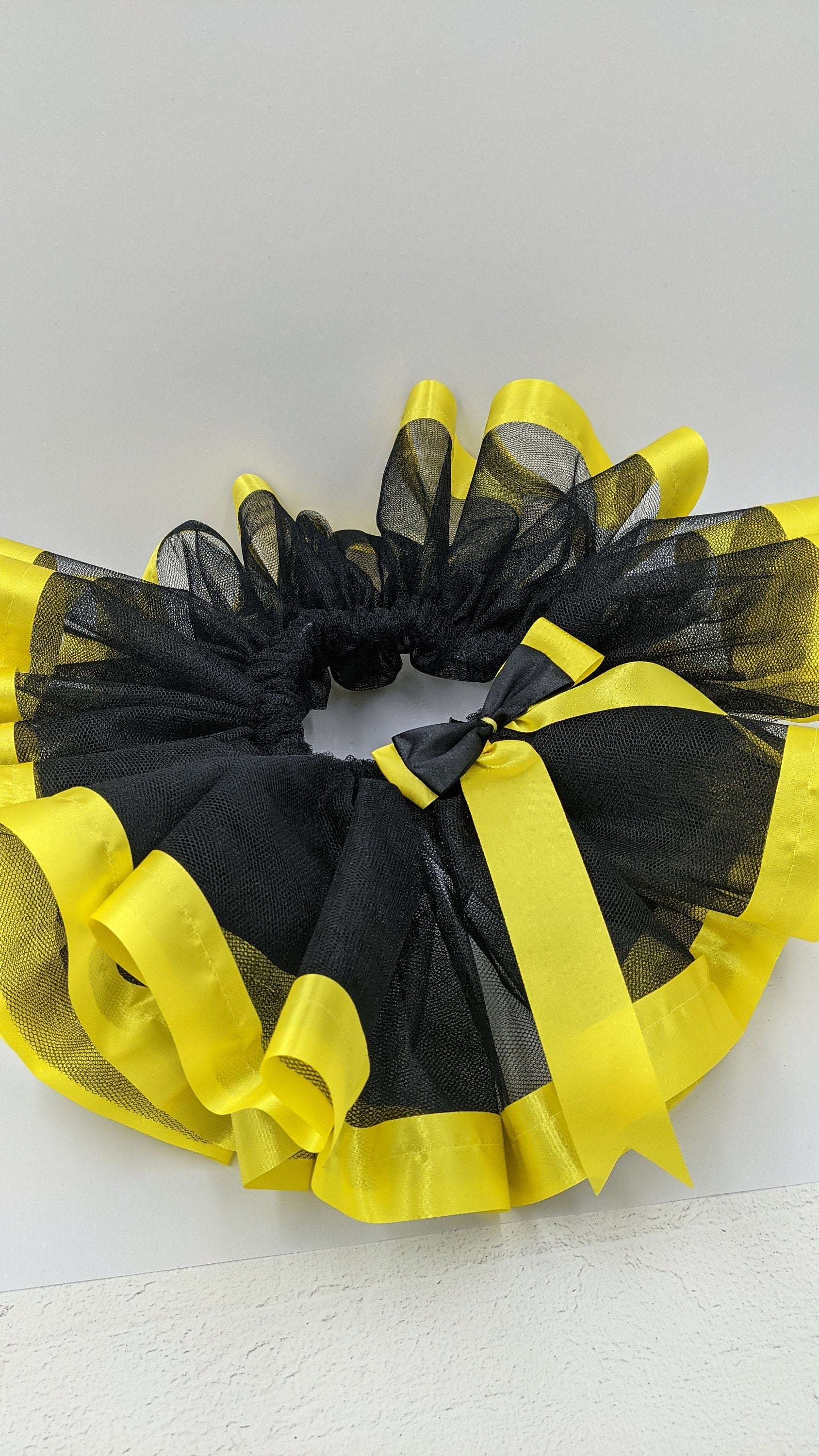 Black and on sale yellow tutu skirt